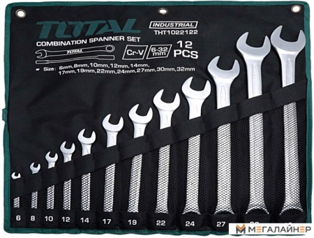 Набор ключей Total THT1022122 (12 предметов) купить в Минске с доставкой