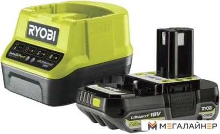 Аккумулятор с зарядным устройством Ryobi RC18120-120C 5133005090 (18В/4.0 Ah + 18В) купить в Минске с доставкой