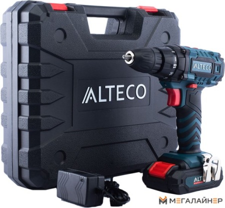 Дрель-шуруповерт Alteco CD 0413 CD 2110.1/21V 27172 (с 1-им АКБ, кейс) купить в Минске с доставкой
