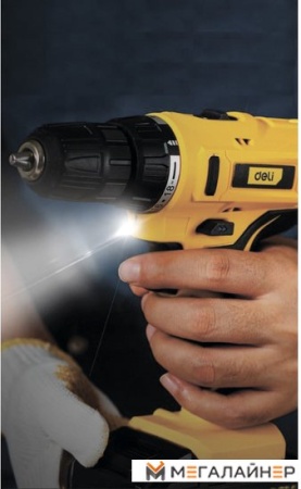 Дрель-шуруповерт Deli DL-DZ20-E1D1 102881 (с 2-мя АКБ, кейс) купить в Минске с доставкой