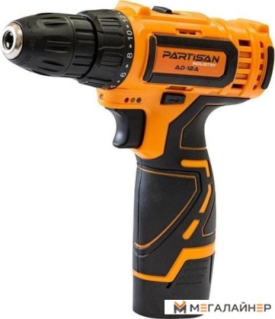 Дрель-шуруповерт Partisan AD-12A (с 2-мя АКБ, кейс) купить в Минске с доставкой