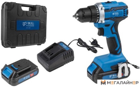 Дрель-шуруповерт Bull SR 1803 (с 2-мя АКБ, кейс) купить в Минске с доставкой