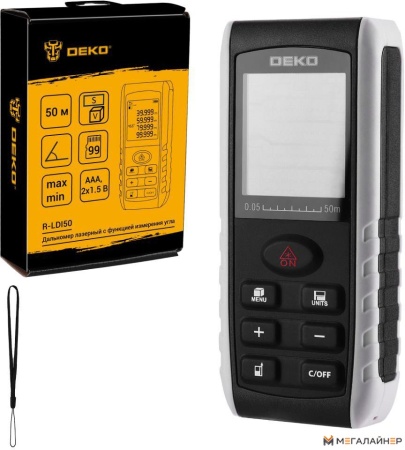 Купить Лазерный дальномер Deko R-LDI50 в Минске с доставкой