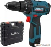 Дрель-шуруповерт Alteco CD 0410 CD 1210.1/12V 26828 (с 1-им АКБ, кейс) купить в Минске с доставкой