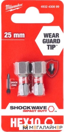Набор бит Milwaukee 4932430899 (2 шт) купить в Минске с доставкой