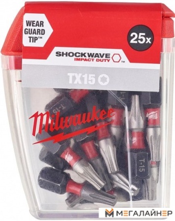 Набор бит Milwaukee 4932430873 (25 предметов) купить в Минске с доставкой