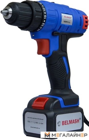 Дрель-шуруповерт Белмаш 18DR15-LI (с 2-мя АКБ, кейс) купить в Минске с доставкой