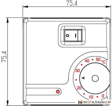 Терморегулятор Wirt ТРЛ-00