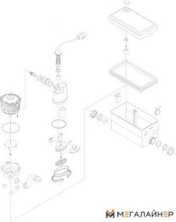 Канализационная установка Jemix STP-250 купить в Минске с доставкой