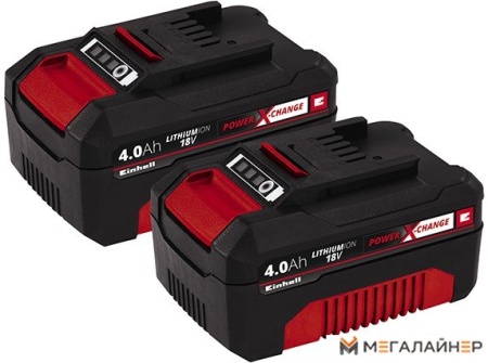 Аккумулятор Einhell PXC Twinpack 4511489 (18В/4 Ah) купить в Минске с доставкой
