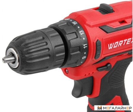 Дрель-шуруповерт Wortex BD 1220 Li 1329356 (с 2-мя АКБ, кейс) купить в Минске с доставкой