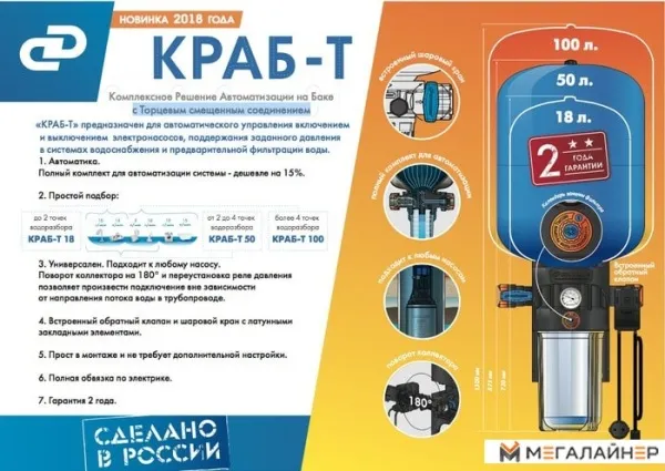 Джилекс Краб-Т 18 купить в Минске с доставкой