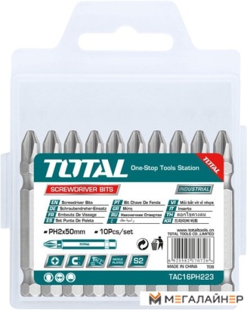 Набор бит Total TAC16PH223 (10 предметов) купить в Минске с доставкой