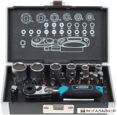 Набор торцевых головок и бит GROSS 11361 (26 предметов) купить в Минске с доставкой