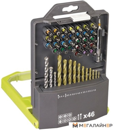 Набор бит Ryobi RAK46MiX (46 предметов) купить в Минске с доставкой