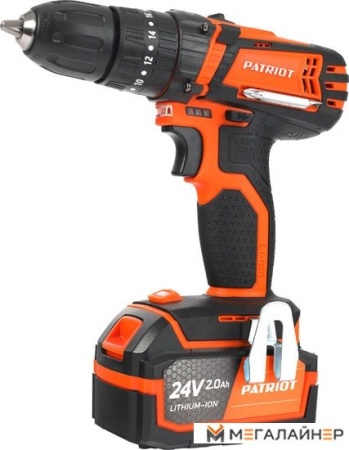 Ударная дрель-шуруповерт Patriot BR 241ES-h 180201246 (с 2-мя АКБ, кейс) купить в Минске с доставкой