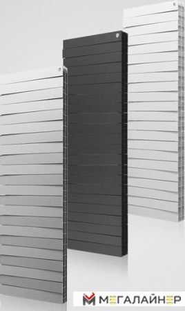 Биметаллический радиатор Royal Thermo Pianoforte Tower 500 Silver Satin (18 секций)