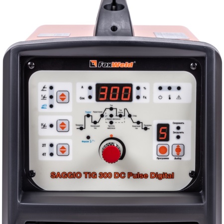 Аппарат аргонодуговой сварки Foxweld SAGGIO TIG 300 DC Pulse Digital