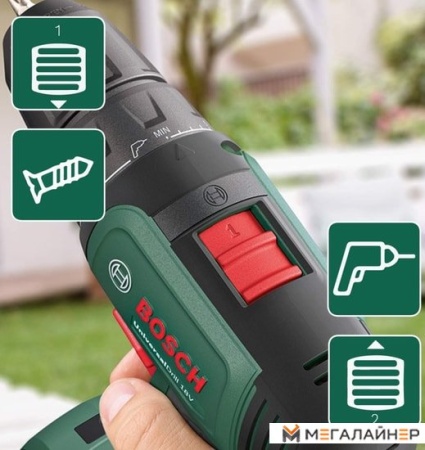 Дрель-шуруповерт Bosch UniversalDrill 18V 06039D4005 (с 1-м АКБ, кейс) купить в Минске с доставкой