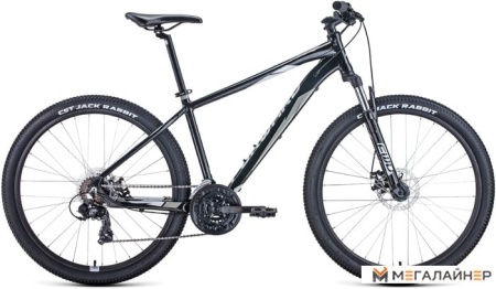 Велосипед Forward Apache 27.5 2.0 disc р.17 2021 (черный/серый)