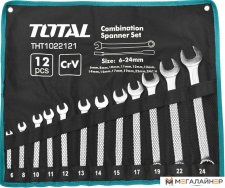 Набор ключей Total THT1022121 (12 предметов) купить в Минске с доставкой