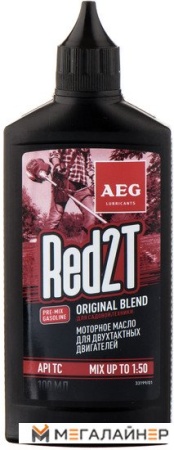 Моторное масло AEG Lubricants Universal 2T Motor Oil API TC 0.1л