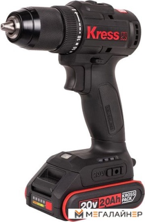 Дрель-шуруповерт Kress KU212.1 (с 2-мя АКБ, кейс) купить в Минске с доставкой
