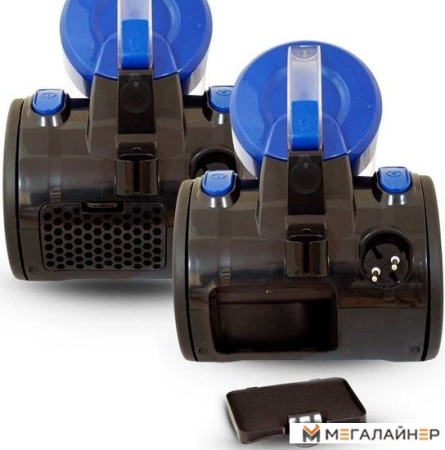 Пылесос Ginzzu VS428 (черный/синий) купить в Минске с доставкой