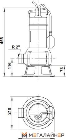Дренажный насос Grundfos Unilift AP 35B.50.08.A1.V купить в Минске с доставкой