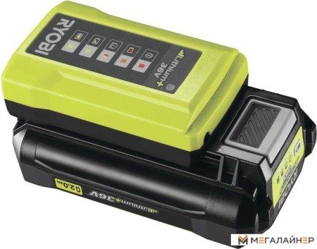 Аккумулятор с зарядным устройством Ryobi RY36BC17A-120 5133004703 (36В/2.0 Ah + 36В) купить в Минске с доставкой