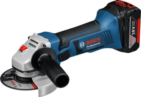 Угловая шлифмашина Bosch GWS 18 V-LI Professional (два аккумулятора 5 А*ч)