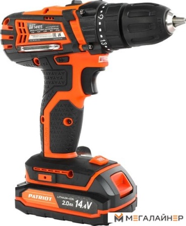 Дрель-шуруповерт Patriot BR 141ES 180201141 (с 1-ми АКБ, кейс) купить в Минске с доставкой