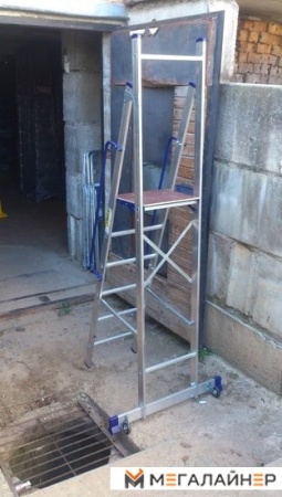 Лестница-помост Алюмет APE1405 (5 ступеней) купить в Минске с доставкой