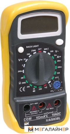 Купить Мультиметр IEK Master MAS838L в Минске с доставкой