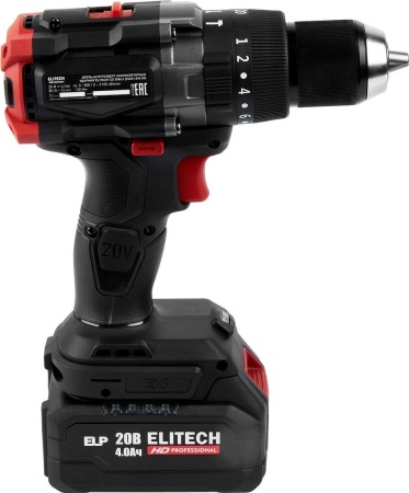 Ударная дрель-шуруповерт ELITECH CD 20BL2 E2201.042.01 (с 1-им АКБ, кейс) купить в Минске с доставкой