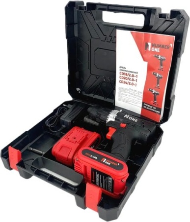 Дрель-шуруповерт Number ONE CD20/2.0-1 (с 2-мя АКБ) купить в Минске с доставкой