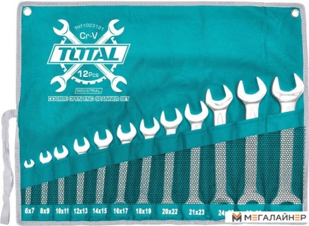 Набор ключей Total THT1023121 (12 предметов) купить в Минске с доставкой