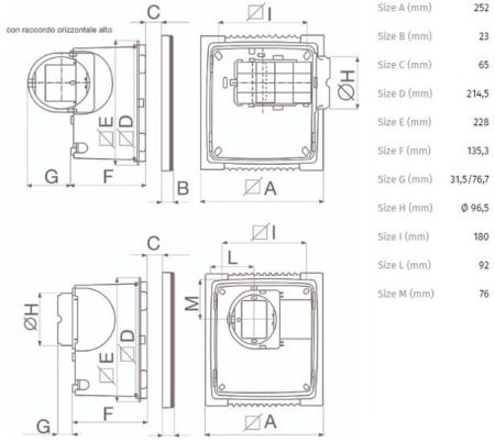 Радиальный вентилятор Vortice Ariett LL I