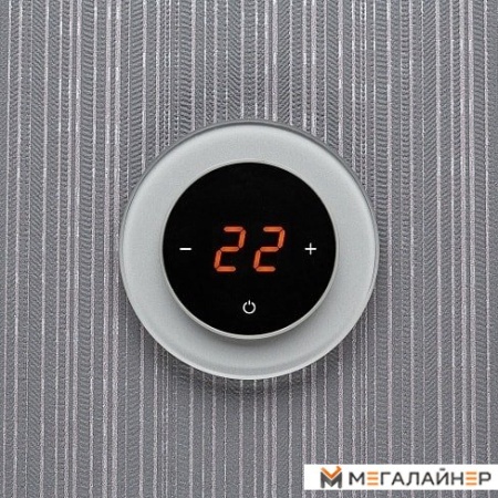 Терморегулятор DeLUMO Ronda (9006 серый металлик)