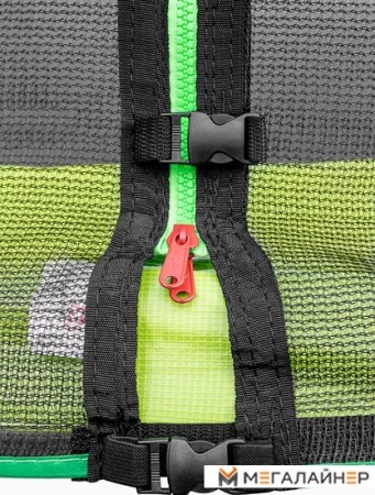 Батут Alpin 3.12 м с защитной сеткой и лестницей