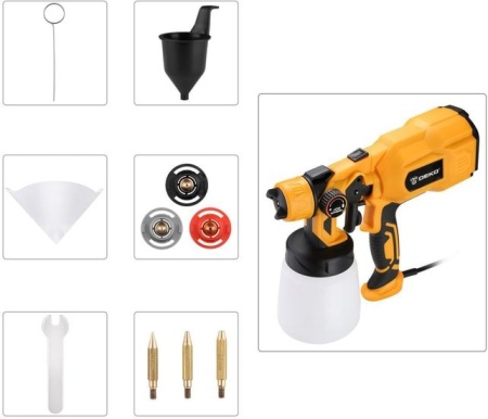 Краскораспылитель Deko DKSG55K1 HVLP купить в Минске с доставкой