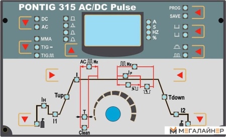 Сварочный инвертор MOST PONTIG 315 AC/DC Pulse