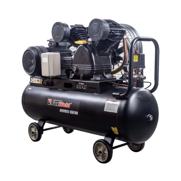 Компрессор масляный ременной Foxweld AEROMAX 550/100