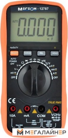 Купить Мультиметр Мегеон 12787 (True RMS) в Минске с доставкой