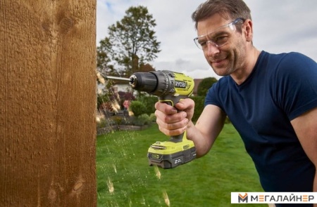 Дрель-шуруповерт Ryobi R18DD2-213S 5133004374 (с 2-мя АКБ) купить в Минске с доставкой