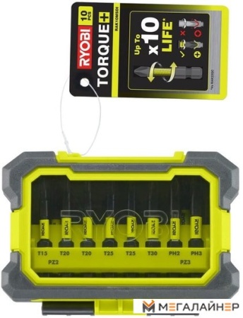 Набор бит Ryobi RAK10MSDI (10 предметов) купить в Минске с доставкой