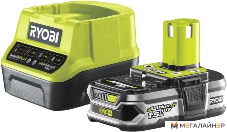 Аккумулятор с зарядным устройством Ryobi RC18120-115 ONE+ 5133003357 (18В/1.5 а*ч + 18В) купить в Минске с доставкой