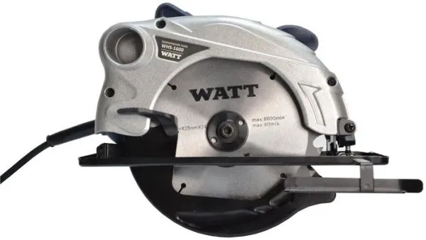 Дисковая (циркулярная) пила WATT WHS-1600 6.016.185.00 купить в Минске с доставкой