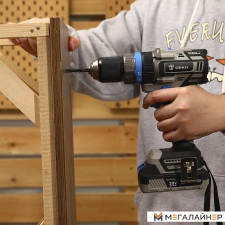 Ударная дрель-шуруповерт Deko DKCID20 063-4421 (с 2-мя АКБ, кейс) купить в Минске с доставкой