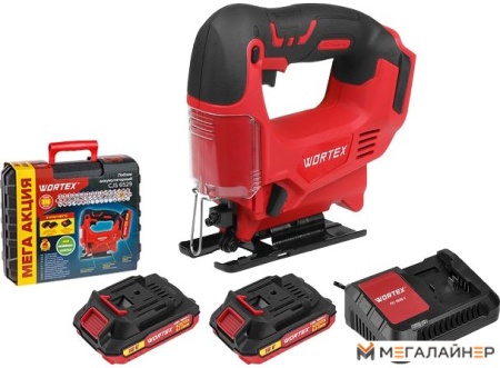 Электролобзик Wortex CJS 6529 (с 1-м АКБ, кейс) купить в Минске с доставкой